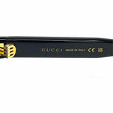 Gucci Black Rectangular Sunglasses