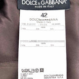 DOLCE & GABBANA Women's Brown Size 42/M Silk brushstroke Dress