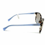 Prada SPR 01O Blue Gray Cat Eye Tortoise Made in Italy Sunglasses