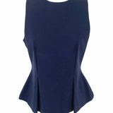 Ted Baker Women's Navy Size 6 Flare Pleated Sleeveless