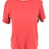 Eileen Fisher Women's Red Size XXS Crew T-shirt