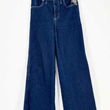 FRAME Women's Dark Blue Size 28/6 Wide Leg Jeans