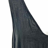 Me & Gee Women's Black Size S Sleeveless Gathered Dress