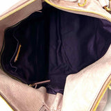 miu miu Bow Vitello Lux Pink Leather Made in Italy Satchel