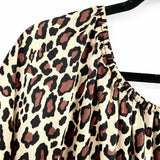 Show Me Your Mumu Rowe Women's Beige Size M Layered Leopard Jump Suit