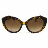 Prada Black Yellow Oversized Tortoise Sunglasses