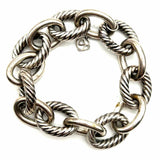 DAVID YURMAN XL Oval Link 925 Sterling Silver Chain Cable Bracelet