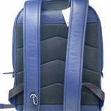 Coach Large Charter Navy Zip-Around Logo Pebbled Leather BackPack