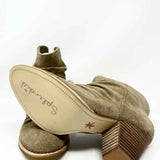 Splendid Women's Olive Size 7 Suede Scrunch Bootie