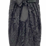 Naeem Khan Women's Black Size 6 Lace Bow Skirt