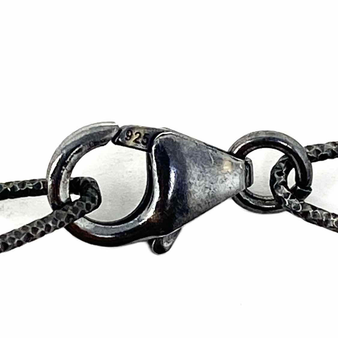 .925 Long Link Pearl Necklace