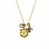CATHERINE POPESCO 14K Gold-filled 16" Fleur de Lis Charm Necklace