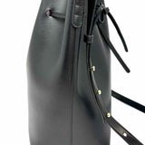MANSUR GAVRIEL Black Leather Made in Italy Bucket Bag w/ Pouch