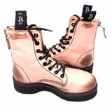 R13 Single Stack Women's Pink Size 6 Ankle Leather Distressed Boots