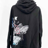 MAISON MARGIELA Women's Black Size 10 Pullover Graffiti Hoodie