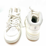 On Cloud Clubhouse Men's White Shoe Size 7.5 High Top Leather Sneakers