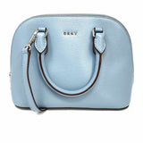 DKNY Bryant Blue Half Dome Leather Satchel