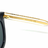 Gucci Black Clear Oversized Logo Sunglasses