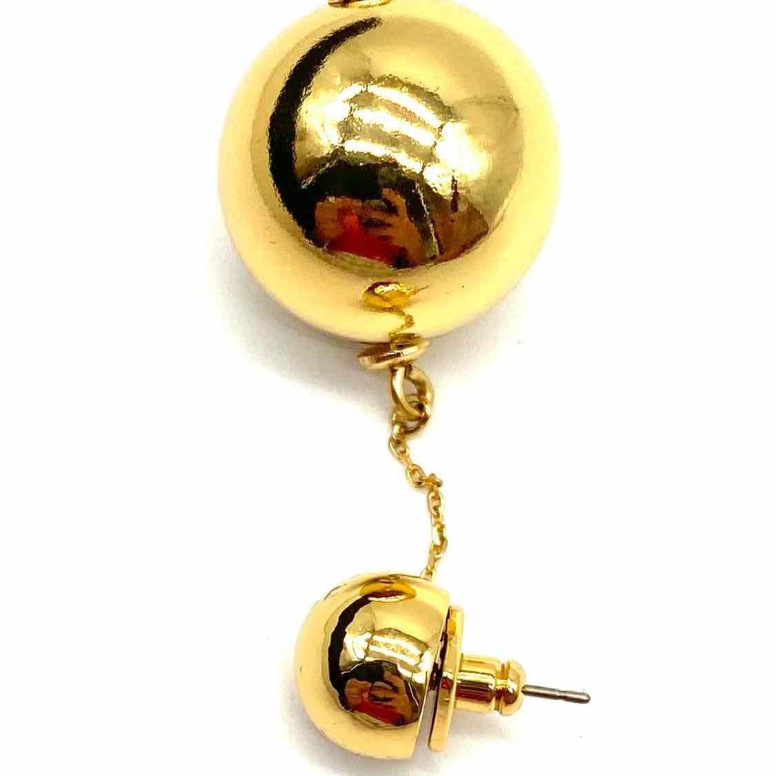 Kate Spade Have A Ball Gold Tone Dangle Orb Earrings