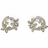 Swarovski Silver Butterfly Crystal Earrings