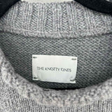 The Knotty Ones Kalvos Women's Gray Size M Open Side Merino Wool Knit Vest