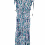 Joie Women's Teal Size M Sleeveless Floral Dress