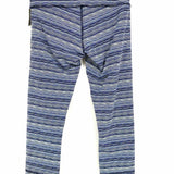 Lululemon Wunder Under Crop III W6H06S Women's Navy Sz 6 Crop Abstract Leggings