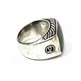 DAVID YURMAN Exotic Signet Signet size 7.5 925 Sterling Silver Pietersite Ring