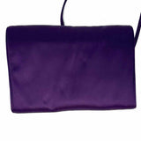 Coach Satin Purple Wrap Jewelry Roll