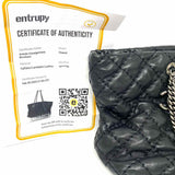 Chanel 2012 Ultimate Stitch Shopping Black Quilted Lambskin Leather Tote