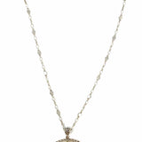 JOHN HARDY 925 Sterling Silver Pendant 21" Hammered Necklace
