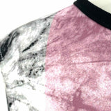 HELMUT LANG Women's Gray / Pink Size S Boxy Marble Colorblock Sleeveless