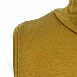 Eileen Fisher Women's Light Brown Size XXS Turtleneck Sleeveless