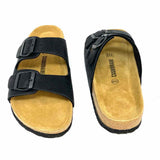 Cushionaire Women's Black Size 8.5 Buckle Sandals