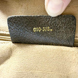 Gucci Ophidia Coated Canvas Beige Zip Top GG Web Accent Tote