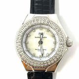 TechnoMarine TechnoLady Stainless Steel Silver Diamond Bezel Watch