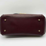 Coach Custom Drifter Leather Reloved Upcrafted Burgundy Studded Suede Tote