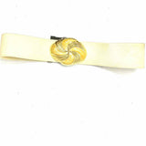 Day Lor Elastic Cream Buckle 27" Made in USA Belt