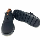 Breeze Men's Black Shoe Size 43/10 Knit Sneakers