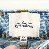 REFORMATION x Kacey Musgraves Women's Blue Size 25/0 Wide Leg Jeans