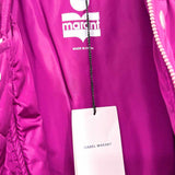 Isabel Marant Cody Women's Purple Bomber Puffer Size S Jacket