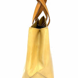LOUIS VUITTON 2002 Reade PM Beige Mini Monogram Vernis Leather Tote w/ Wallet