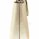 JIMMY CHOO Nine2Five E-W Champagne Metallic Leather Tote