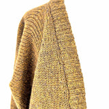 DOLCE & GABBANA Women's Brown Size 42/6 Open Front Acrylic Blend Cardigan