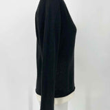 griffen Women's Black Size S Turtleneck Wool Blend Sweater