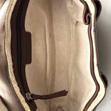Michael by M. Kors Y2K Vintage Brown Baguette Buckle Leather Shoulder Bag