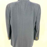 pietrafesa Women's Navy Size 6 Double Breasted Camel Hair Blazer