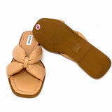 Steve Madden Avianna Women's Beige Size 9 Flat Puffer Slide