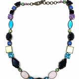 SORRELLI Multi-Color Mixed Cut 16" Crystal Necklace