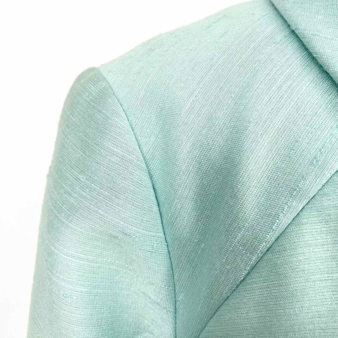 Newsteters Women's Blue Size M Crop Embelished Vintage Blazer